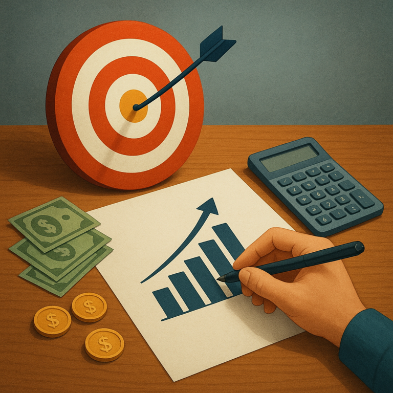 Como definir metas financeiras mensais viáveis?